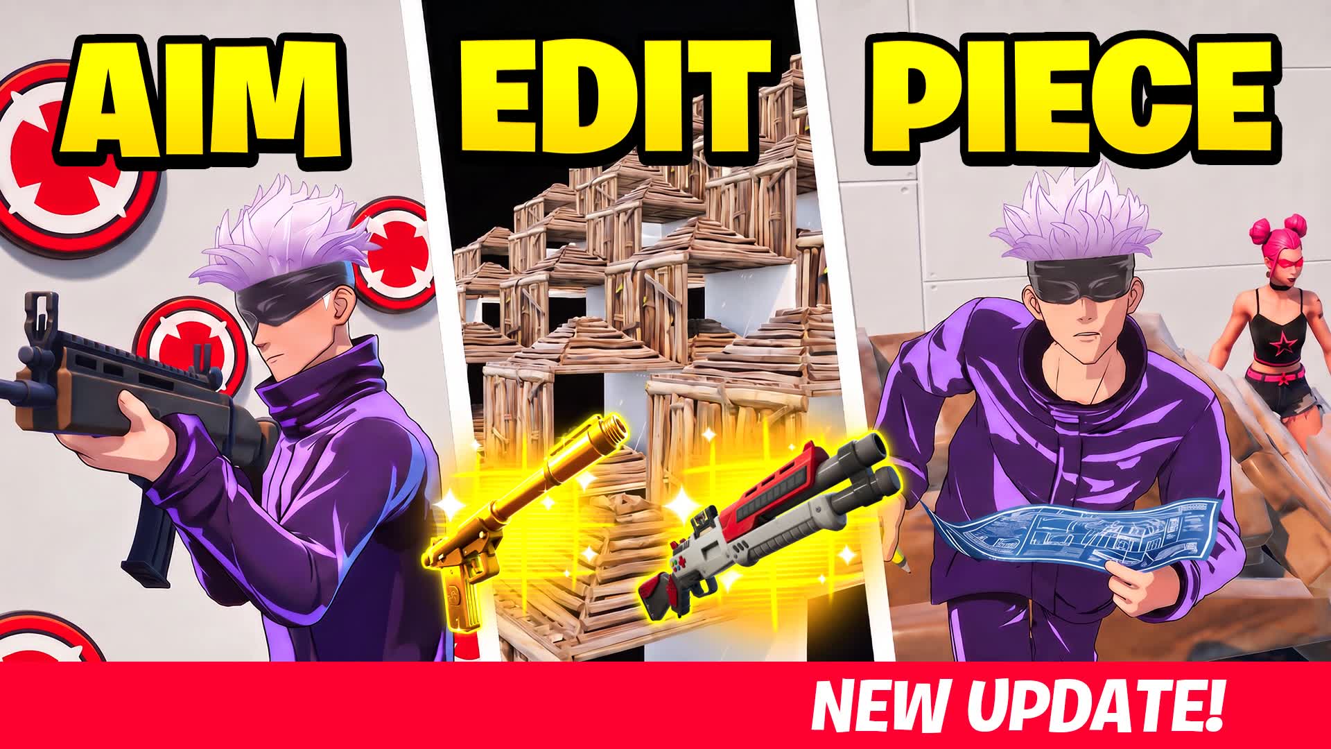 🎯EDIT AIM PIECE PRACTICE & MECHANICS — Fortnite Creative map