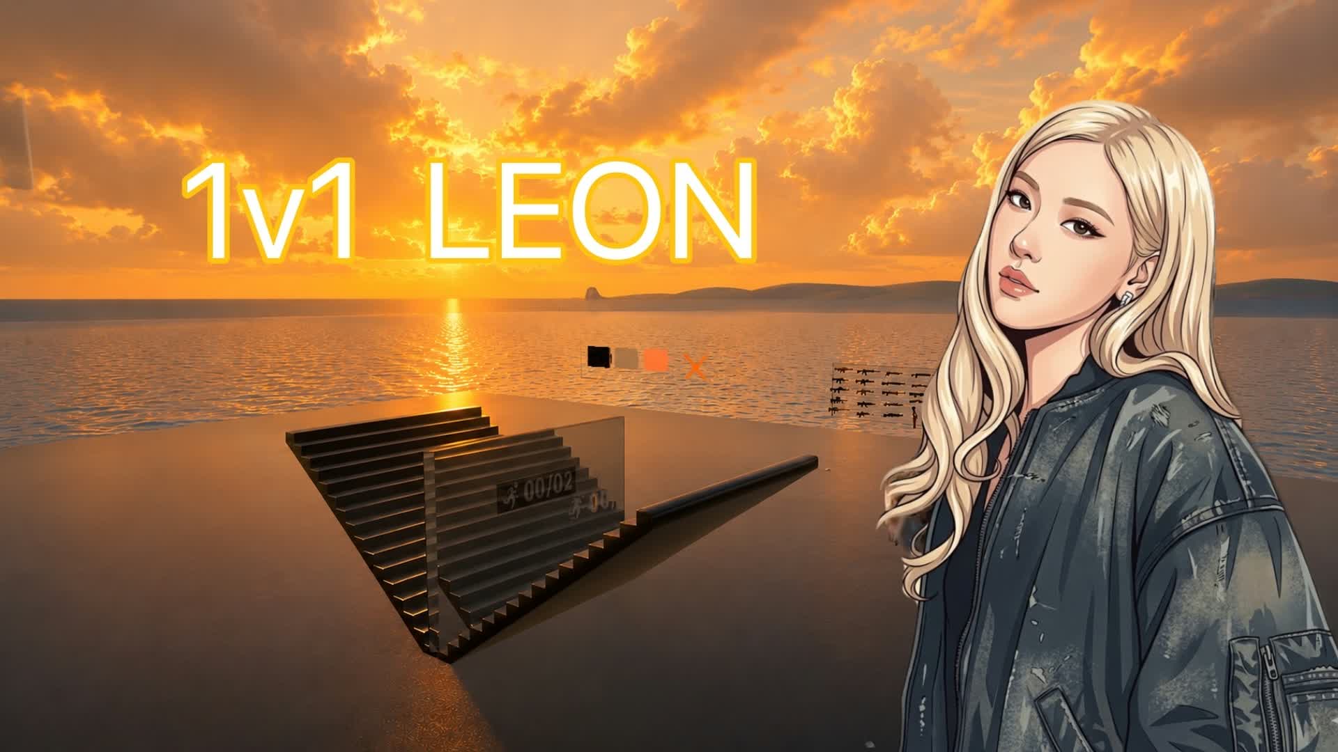 ✨1v1 LEON — Fortnite Creative map