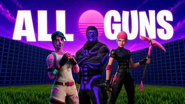 ALL GUNS GO GO INFINITE — Fortnite Creative map cover art