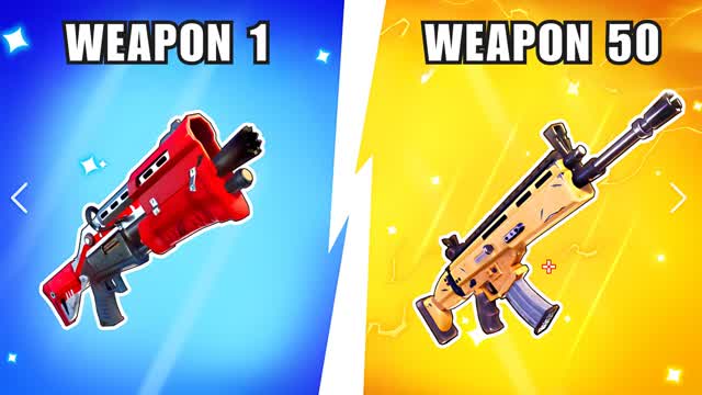 Retail Gun Game — Fortnite Creative map cover art