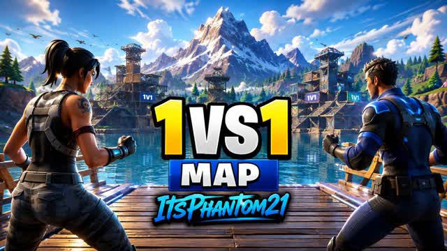ItsPhantom21 1vs1 map — Fortnite Creative map