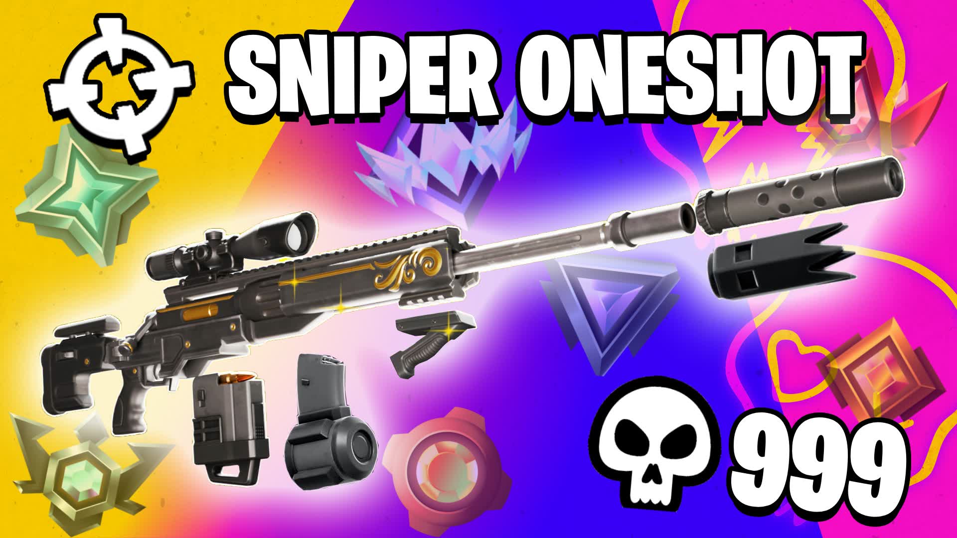 SUPER SNIPER ONE SHOT — Fortnite Creative map