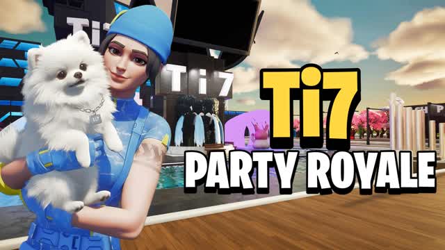 Ti7 Party Royal — Fortnite Creative map cover art