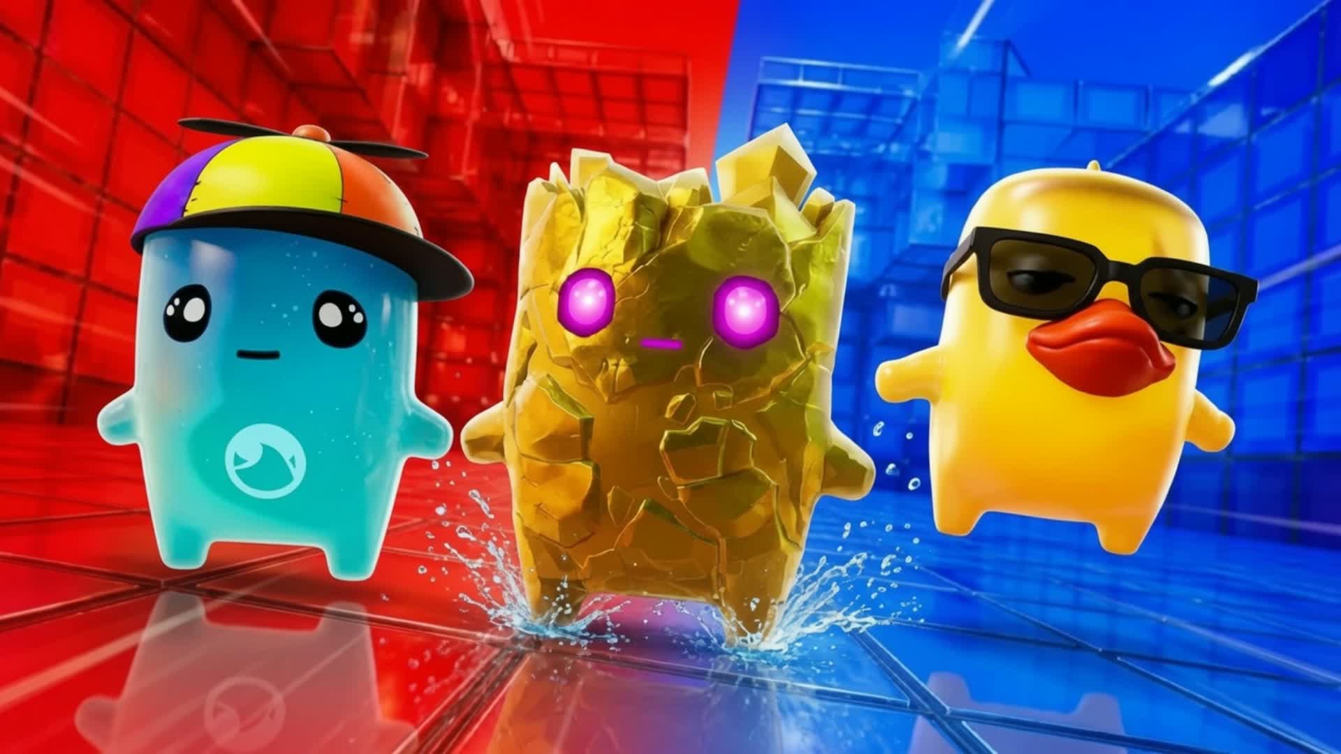 RED VS BLUE🔵🔴ROBLOX MINECRAFT MINECRAF — Fortnite Creative map