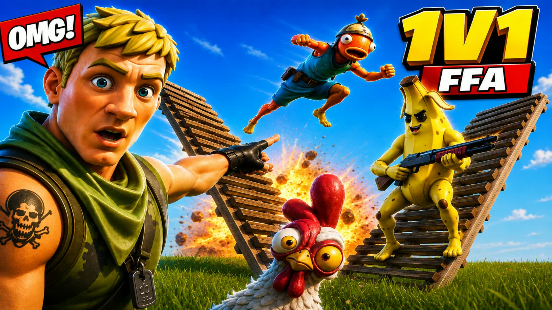 1V1 يثبت ذلك 🎯 — Fortnite Creative map