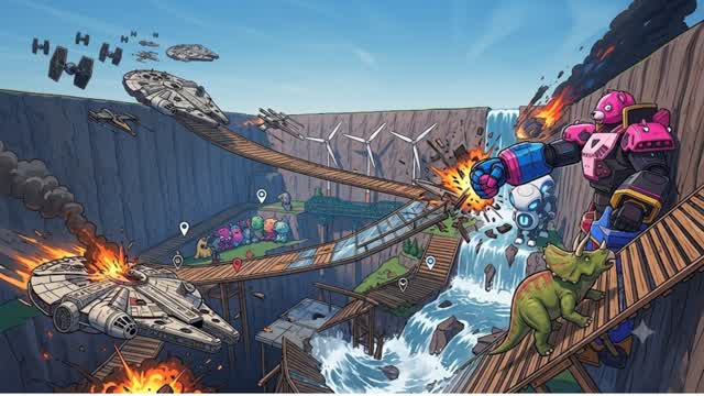 🚗ramp, cars, and weapons🚗 — Fortnite Creative map cover art