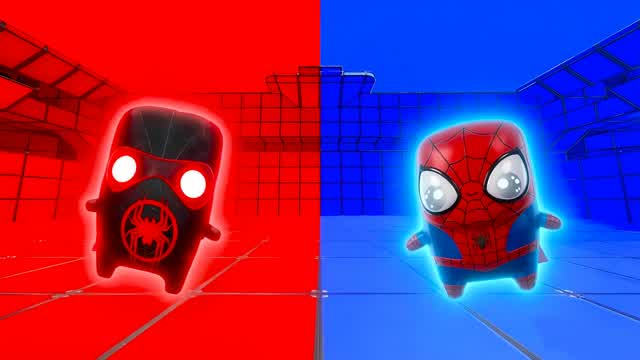 🕷️RED VS BLUE SPIDER SPRITE🕸️ — Fortnite Creative map cover art