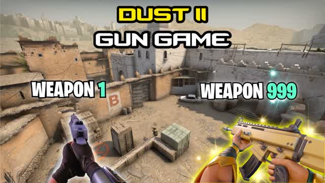 DUST II GUN GAME∞ — Fortnite Creative map cover art