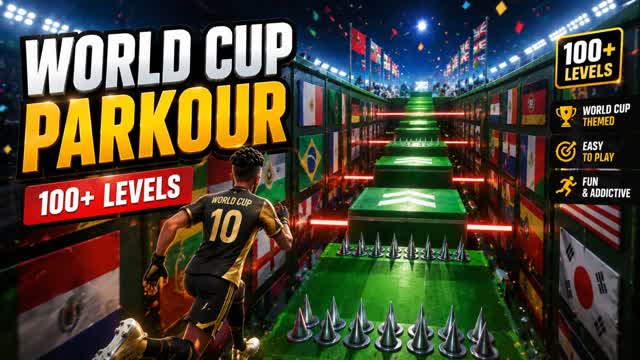WORLD CUP PARKOUR — Fortnite Creative map