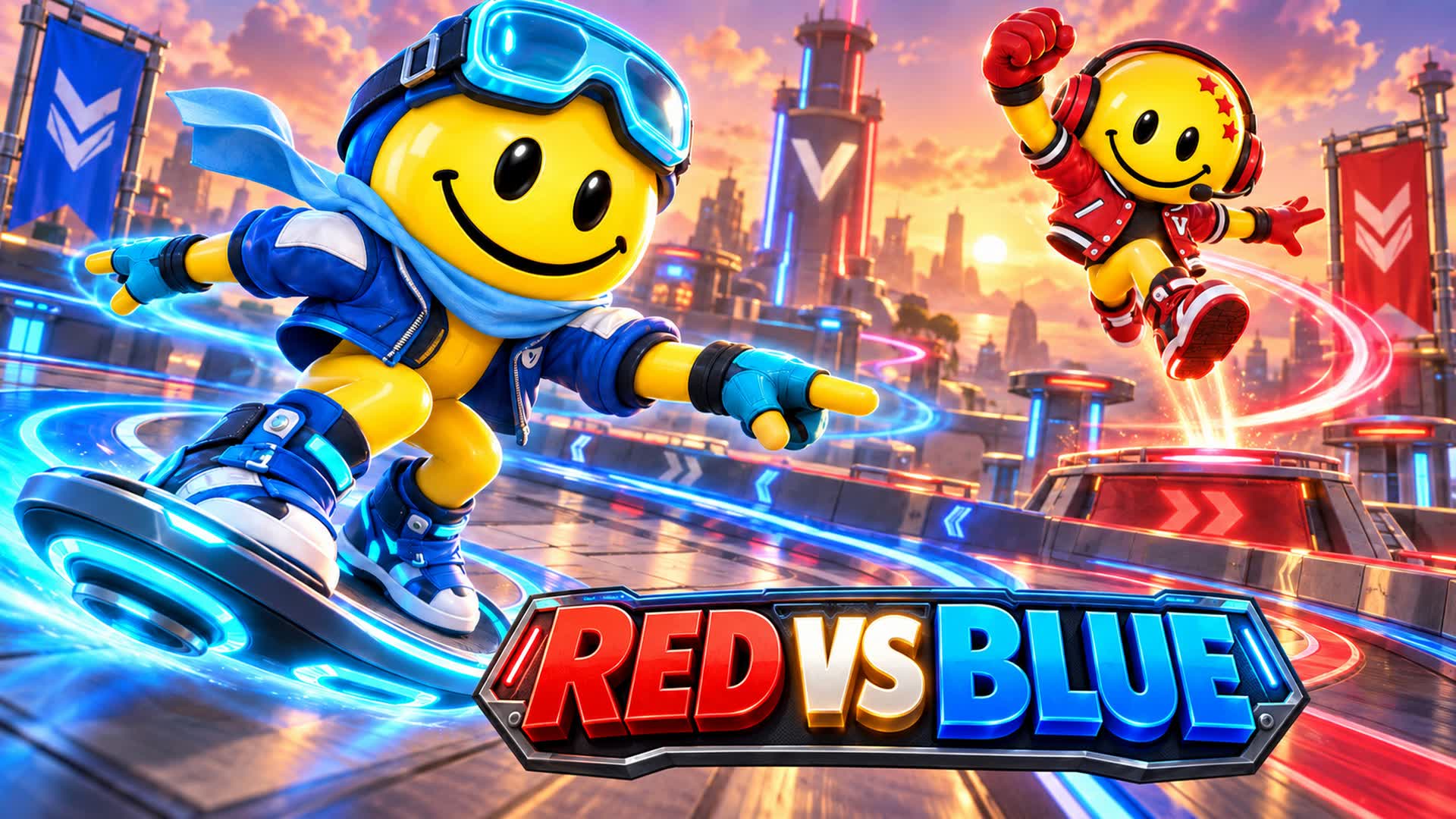 PERFECT RED VS BLUE 67 — Fortnite Creative map