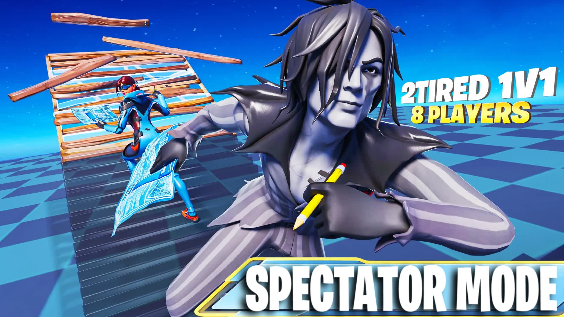 2TIRED 1V1 [8 PLAYERS] — Fortnite Creative map
