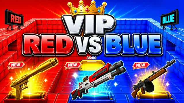 ๐ VIP RED VS BLUE ๐ โ Fortnite Creative map