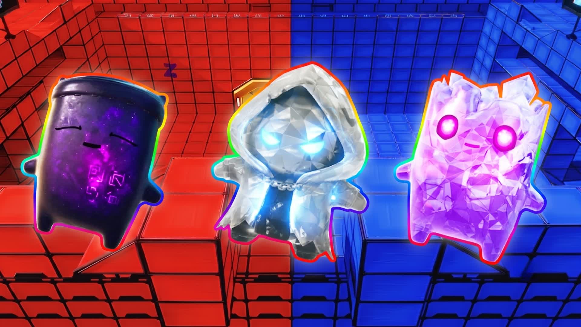ILLUSION RED VS BLUE 🔴🔵 — Fortnite Creative map