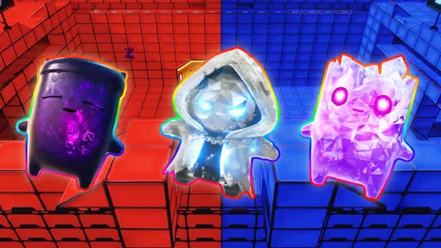 ILLUSION RED VS BLUE 🔴🔵 — Fortnite Creative map cover art