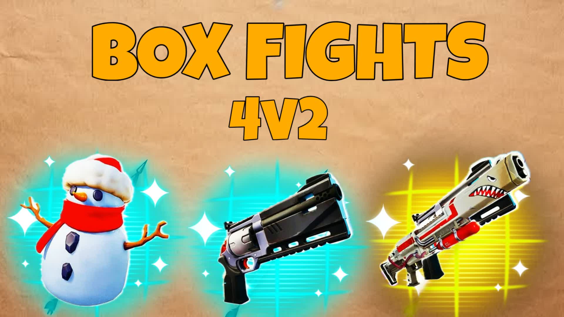 4v2 BOX FIGHTS — Fortnite Creative map