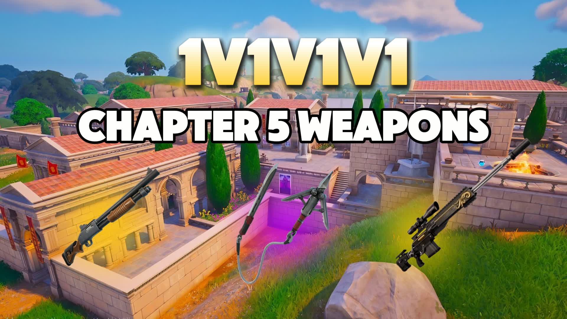 Chapter 5 Infinite Respawn (old weapons) — Fortnite Creative map