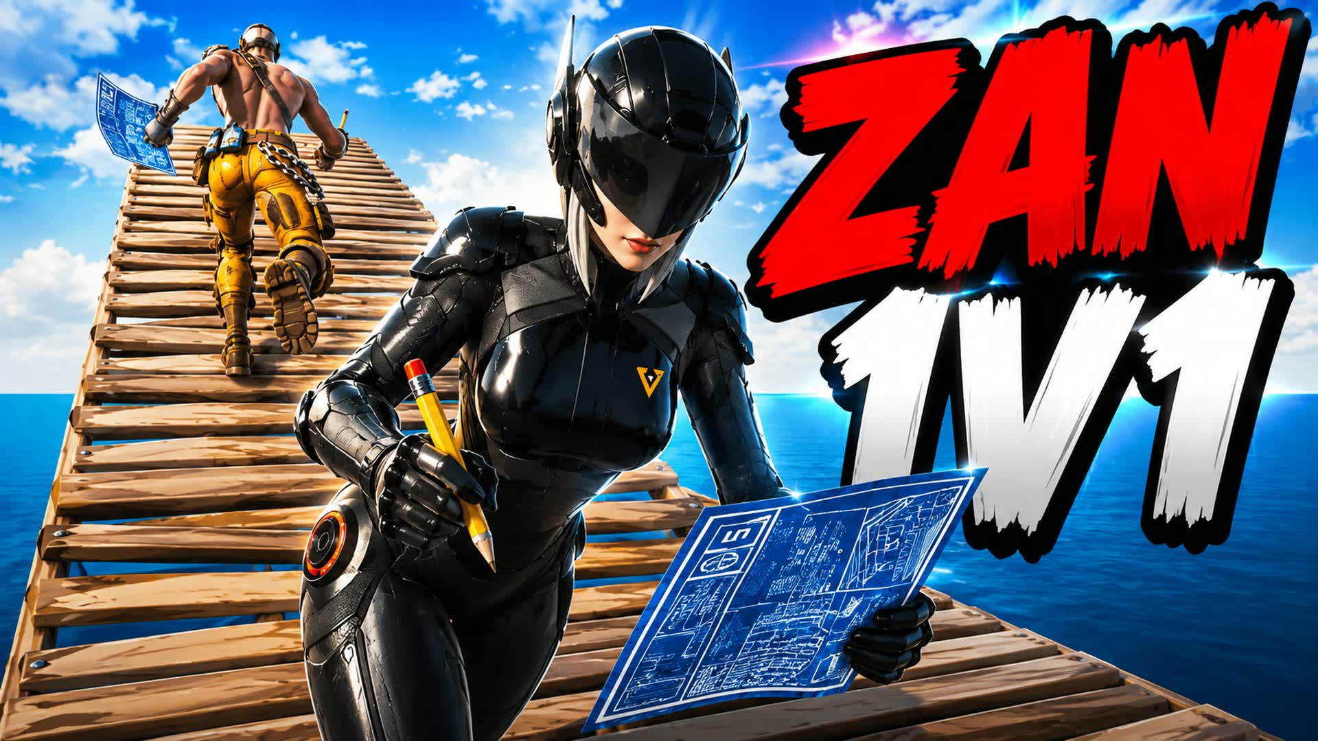 Zan 1v1 Map (200 Pumps) — Fortnite Creative map