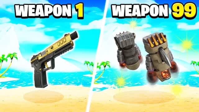 🏃 SPEED GUN GAME 🔫 ONE SHOT 💥 — Fortnite Creative map cover art