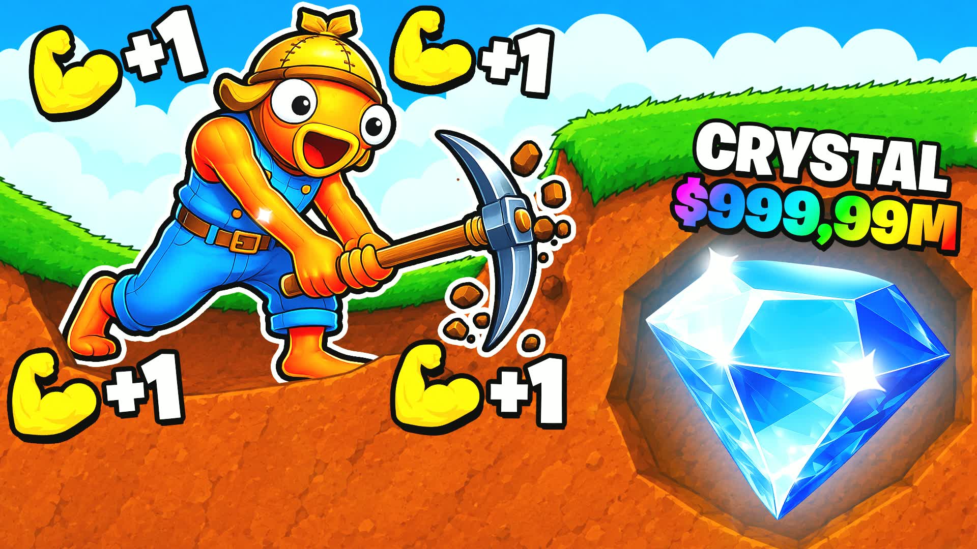 +1 MINER CLICKER — Fortnite Creative map