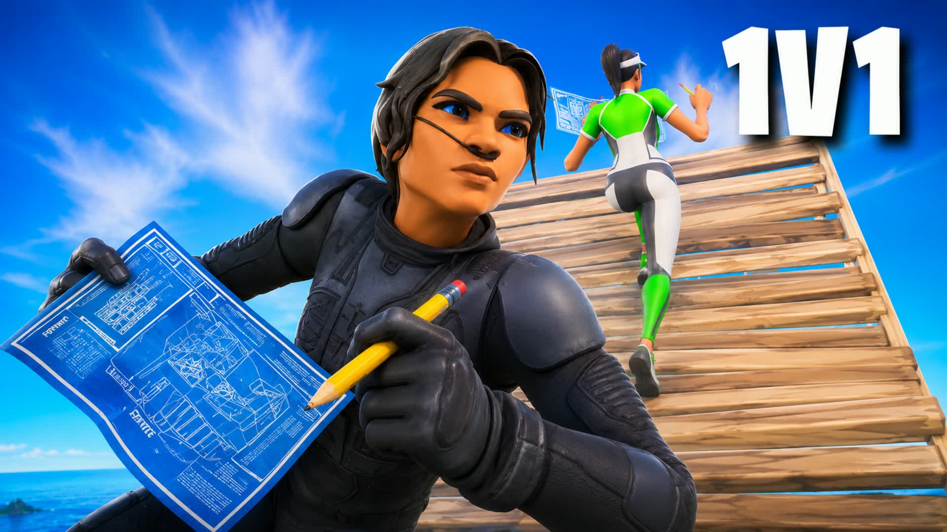 1V1 BUILD FIGHTS [ZYNVARR] — Fortnite Creative map