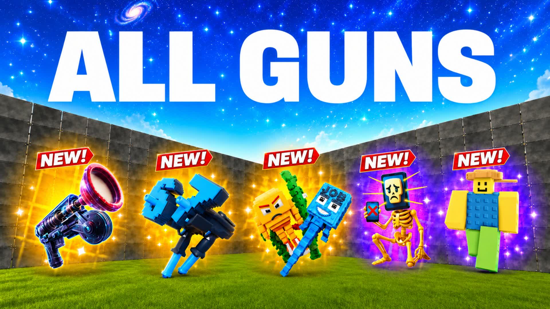 1V1 ALL GUNS & VEHICLE — Fortnite Creative map