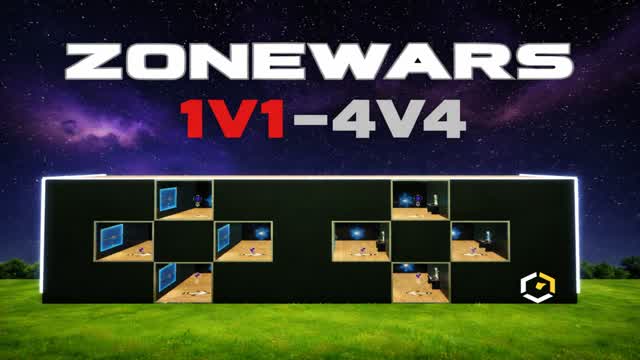 Elite ZONE WARS (1V1 TO 4V4) — Fortnite Creative map