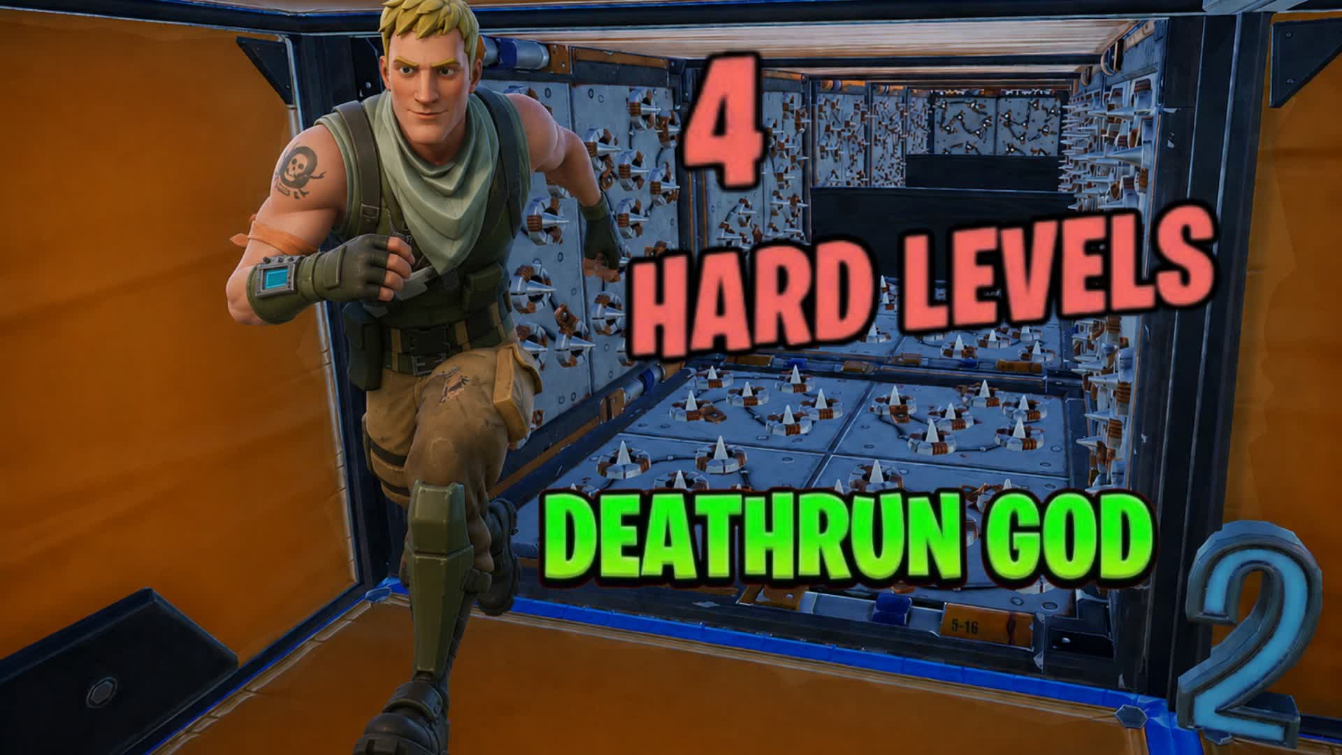 GOD DEAHTRUN - HARD LEVEL — Fortnite Creative map