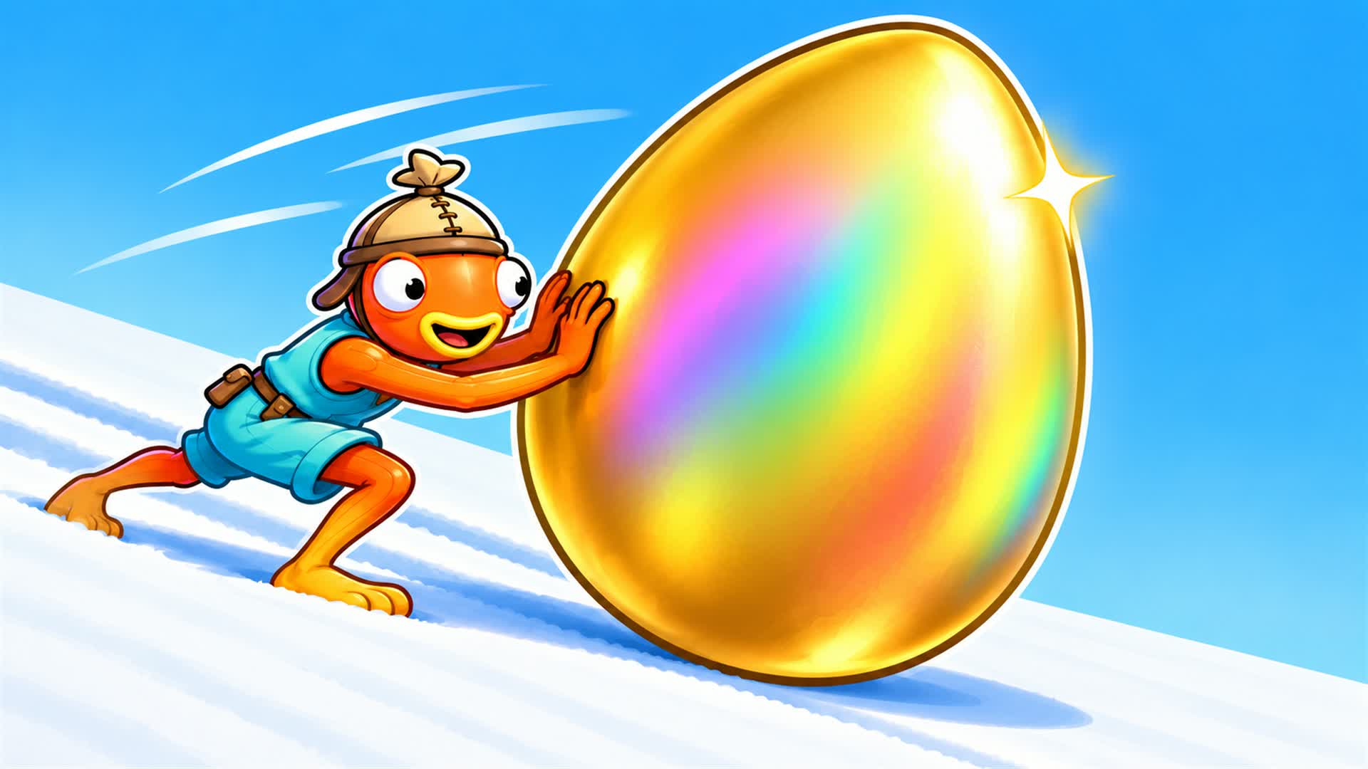 SNOWBALL AN EGG — Fortnite Creative map