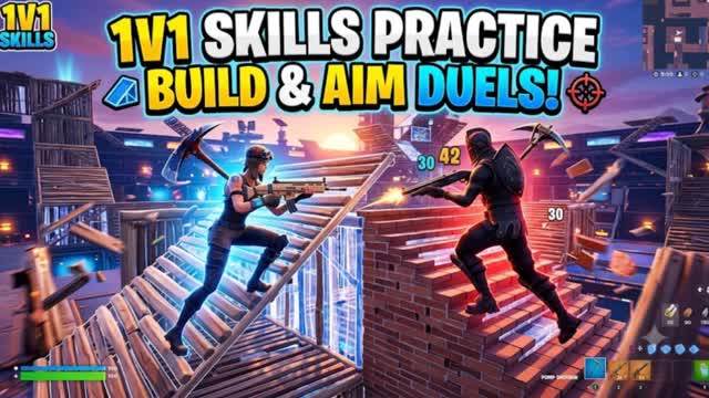 1v1 Skill Practice — Fortnite Creative map cover art