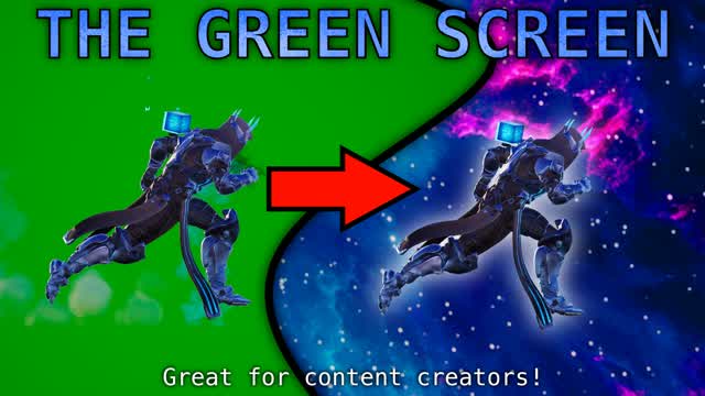 The Green Screen 🎥 — Fortnite Creative map cover art