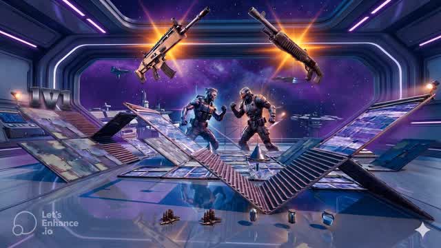 1 V 1 BUILDS FIGHTS — Fortnite Creative map cover art