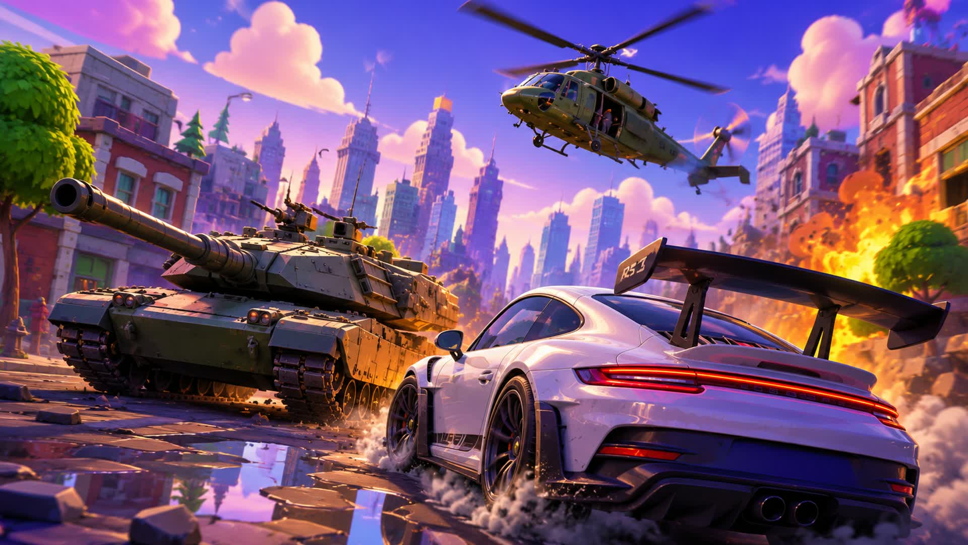 CRAZY DRIVE 23 — Fortnite Creative map