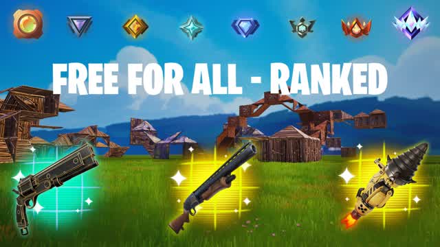 FREE FOR ALL - RANKED — Fortnite Creative map cover art