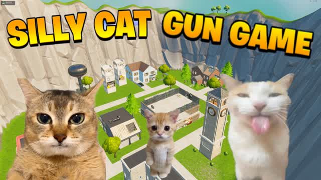 🐱SILLY CAT GUN GAME🐱 — Fortnite Creative map