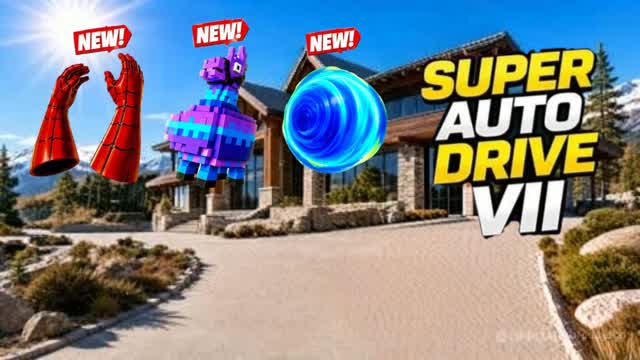 MEGA DRIVING CARS for all 🌴 — Fortnite Creative map
