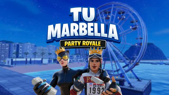 💎TU MARBELLA💎 PARTY ROYALE — Fortnite Creative map cover art