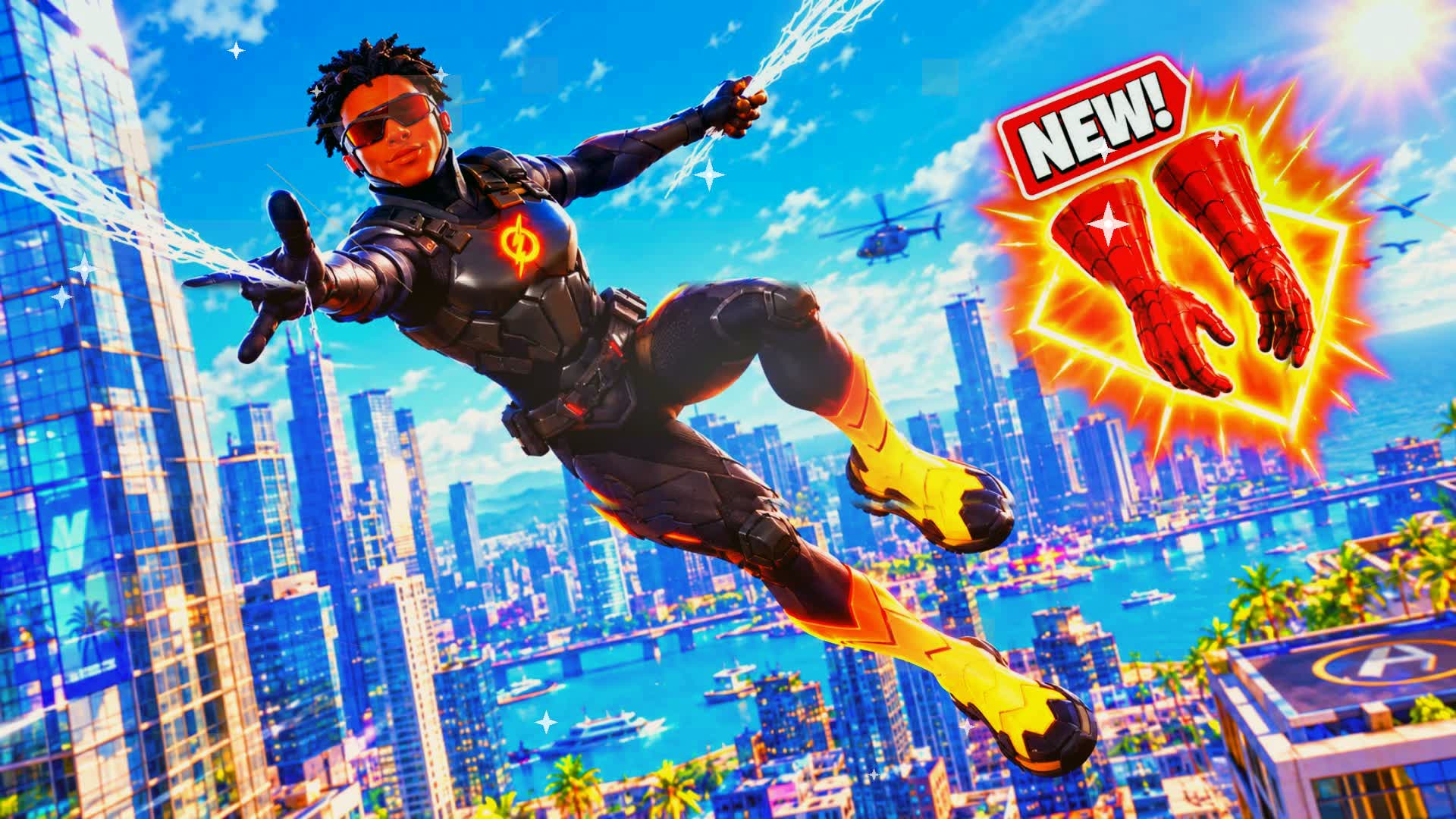[][SPIDER-MAN SONIC Party 🔴🔵 — Fortnite Creative map
