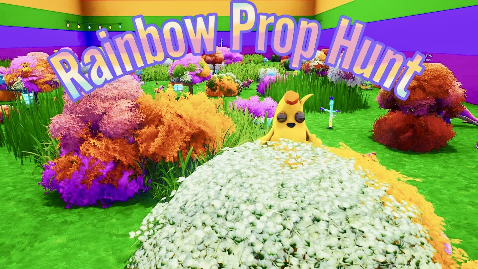 Rainbow Prop Hunt — Fortnite Creative map