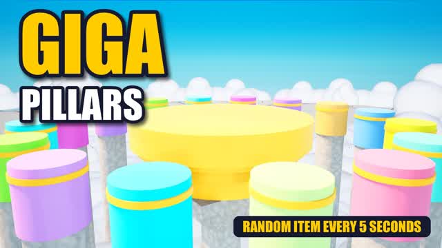 GIGA PILLARS — Fortnite Creative map cover art