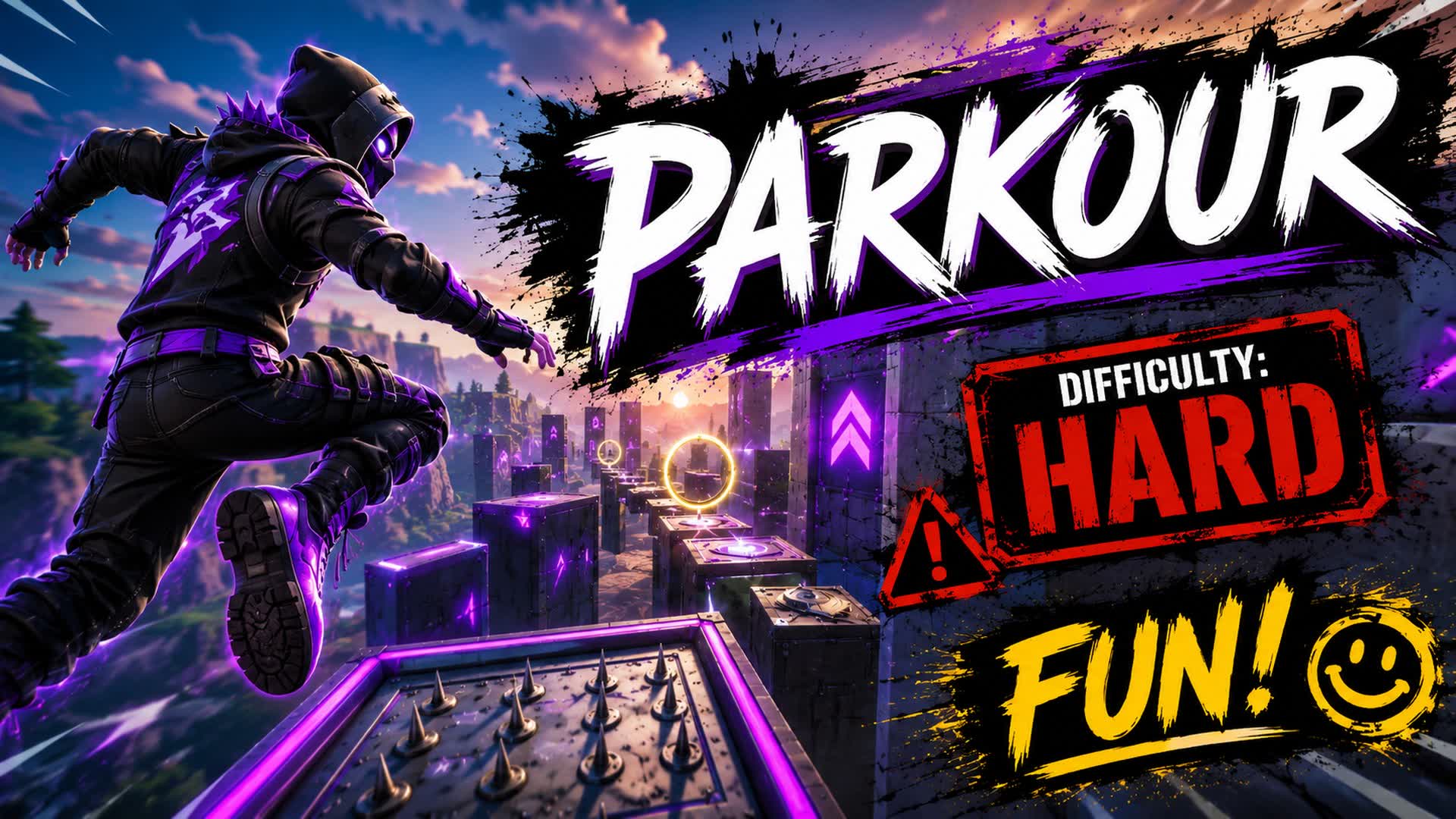 باركور الاساطير - PARKOUR — Fortnite Creative map