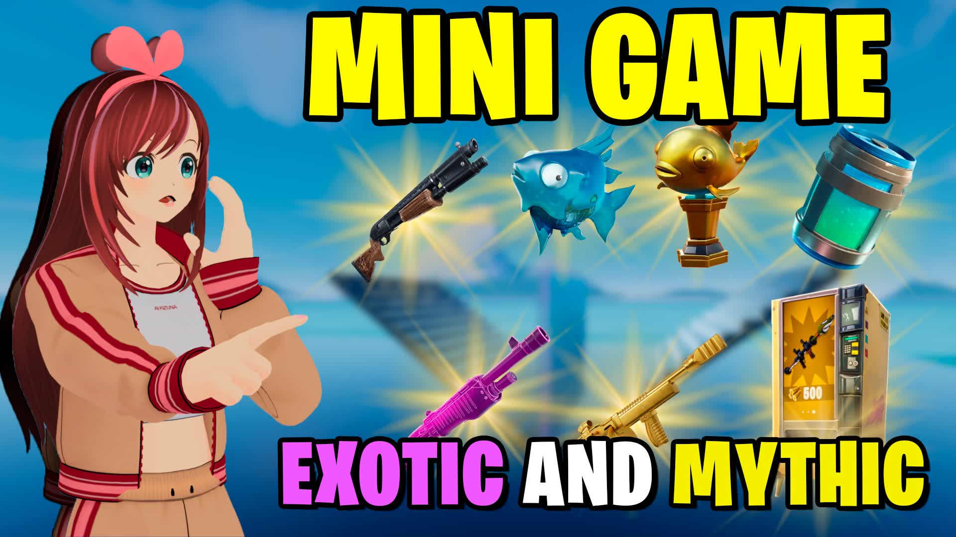 1V1 MINI GAMES — Fortnite Creative map