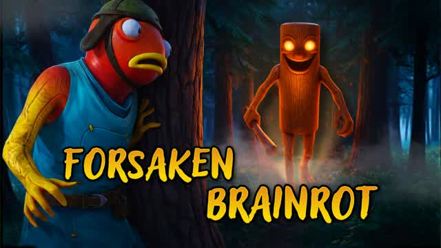 FORSAKEN BRAINROT — Fortnite Creative map cover art