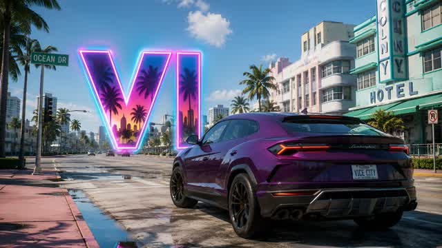 VICE CITY VI 🌴DRIVING CARS🌴TMNT — Fortnite Creative map cover art