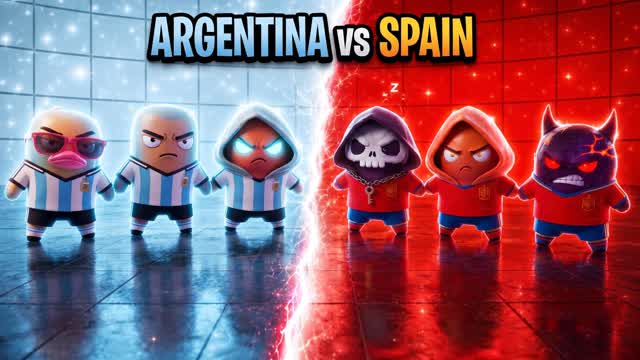RVB🔴🔵 ARGENTINA VS SPAIN🇪🇸🇦🇷 — Fortnite Creative map
