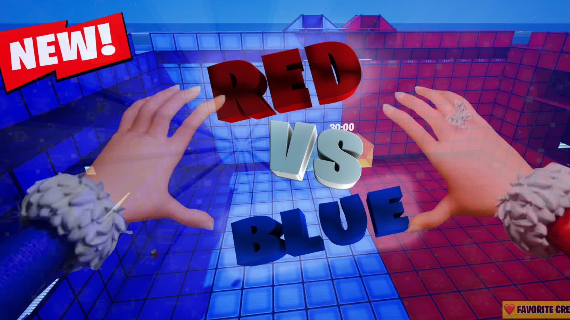 RARE RED VS BLUE 🔴🔵 — Fortnite Creative map