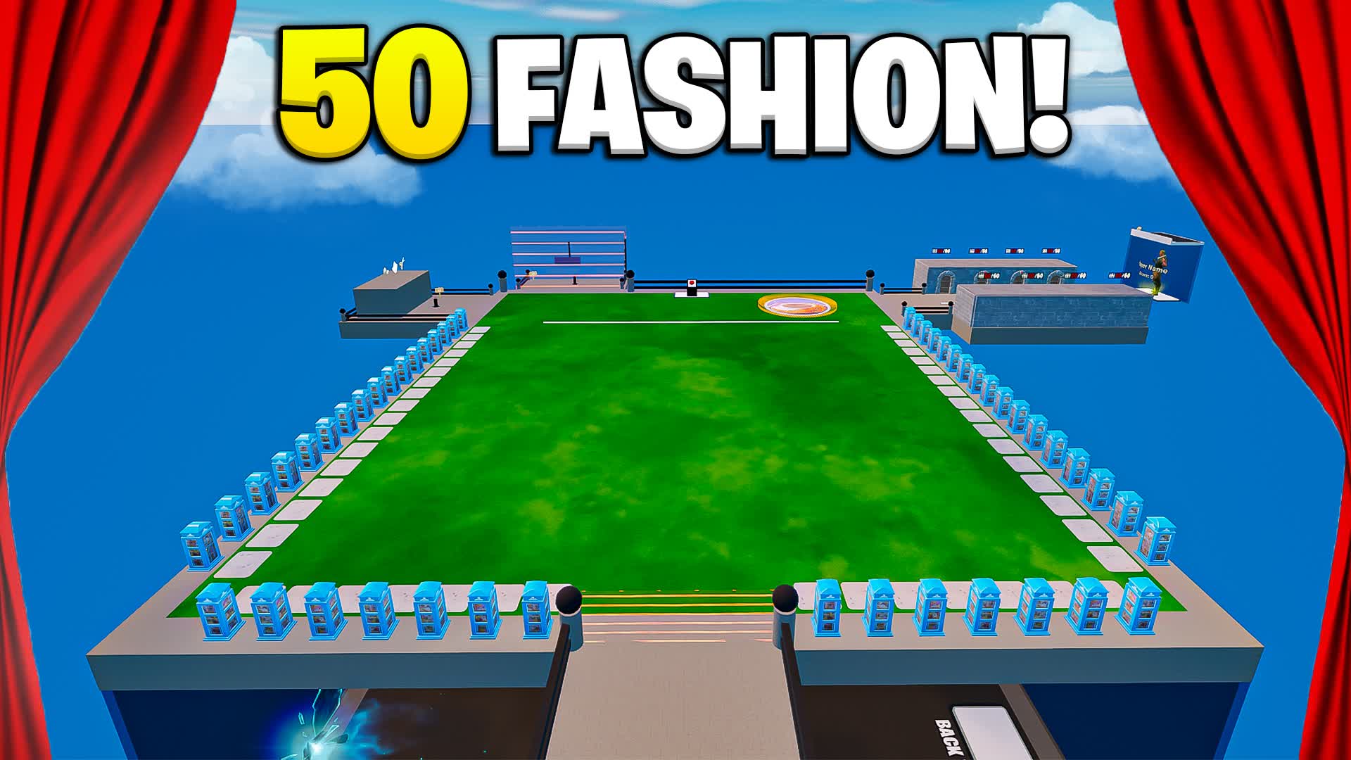 Advance 50 FASHION SHOW 🎭 — Fortnite Creative map