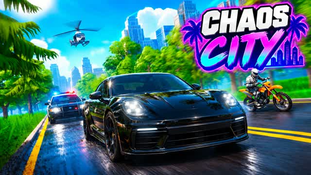 Chaos City — Fortnite Creative map cover art