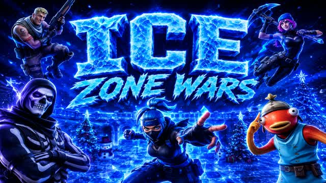 ICE  ZONE WARS ❄️⚔️ — Fortnite Creative map cover art