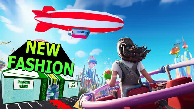 Fashion Show 🌟 Happy Island — Fortnite Creative map cover art