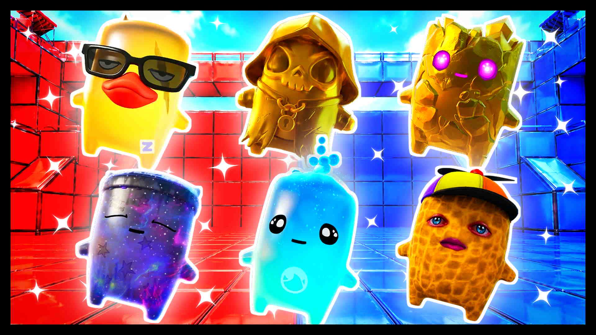STARTLINE RED VS BLUE 🔴🔵 — Fortnite Creative map